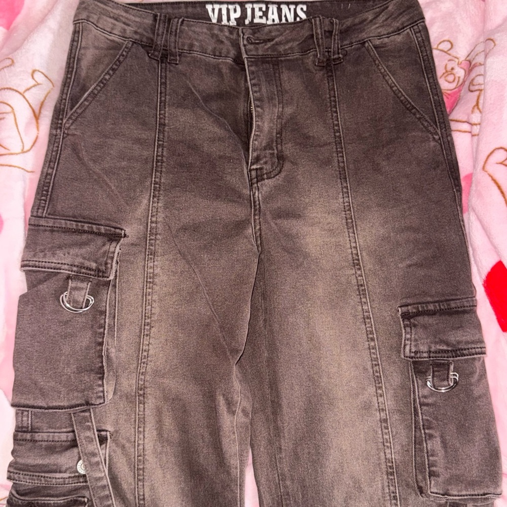 VIP Jeans Chocolate Cargo Pants
